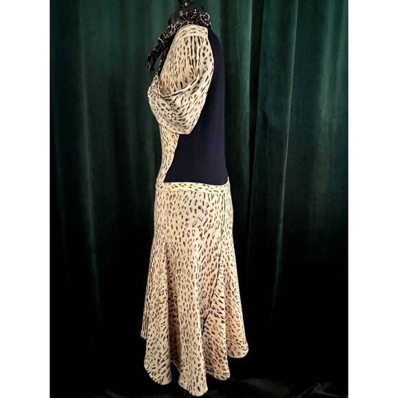 Rachel Roy I Designer Animal Print Knit Dress I Sweater Dress - Picture 5 of 8